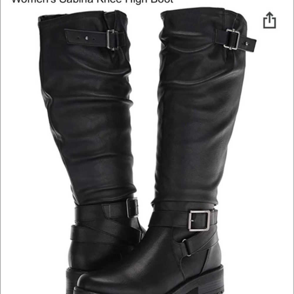 BNIB Carlos Santana Sabina Boots Black - Picture 2 of 5